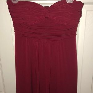 Strapless Red Laundry by Design Dress